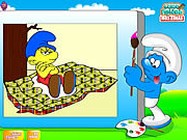 Color the smurfs ingyen játék
