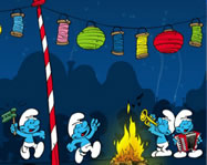 Hupikék törpikék online puzzle 1 ingyen játék