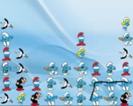 Sketch a match Smurfs online Hupikék Törpikék játék