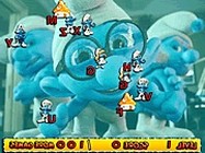 Smurf typing online Hupikék Törpikék játék