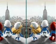 The Smurfs spot the difference online Hupikék Törpikék játék